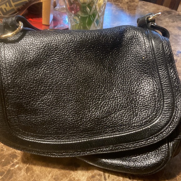 Burberry double flat black leather checkered purse - Picture 10 of 10